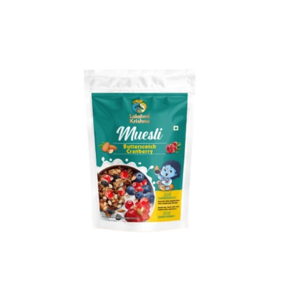 Lakshmi Krishna Muesli - Butterscotch Cranberry - Distacart