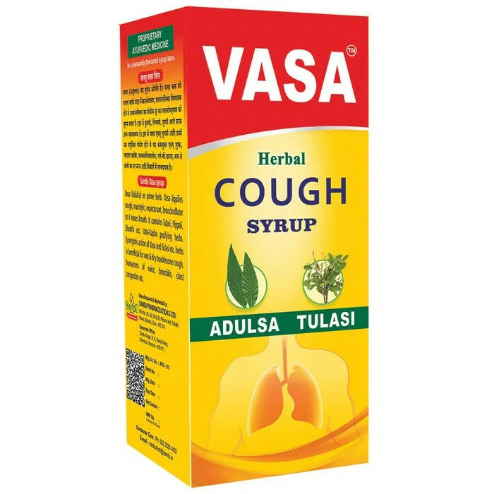 Sandu Vasa Herbal Cough Syrup with Adulsa & Tulsi - Distacart