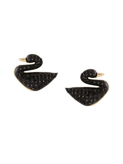 NVR Women Black Cz Studded Studs Earrings - Distacart