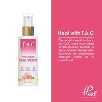Thumbnail for TAC - The Ayurveda Co. Pure Indian Rose Water For Toning & Hydration for Women & Men - Distacart