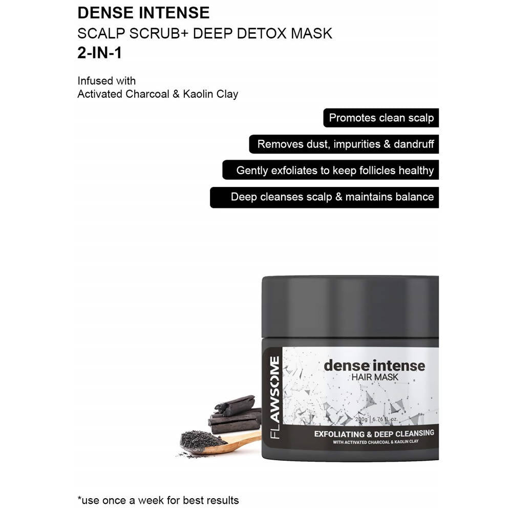 Flawsome Dense Intense Exfoliating & Deep Cleansing Hair Mask