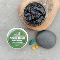 Thumbnail for Rustic Art Neem Basil Face Wash Organic Concentrate - Distacart