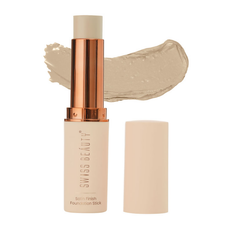 Swiss Beauty Satin Finish Foundation Stick - 01 Cream Vanilla - Distacart