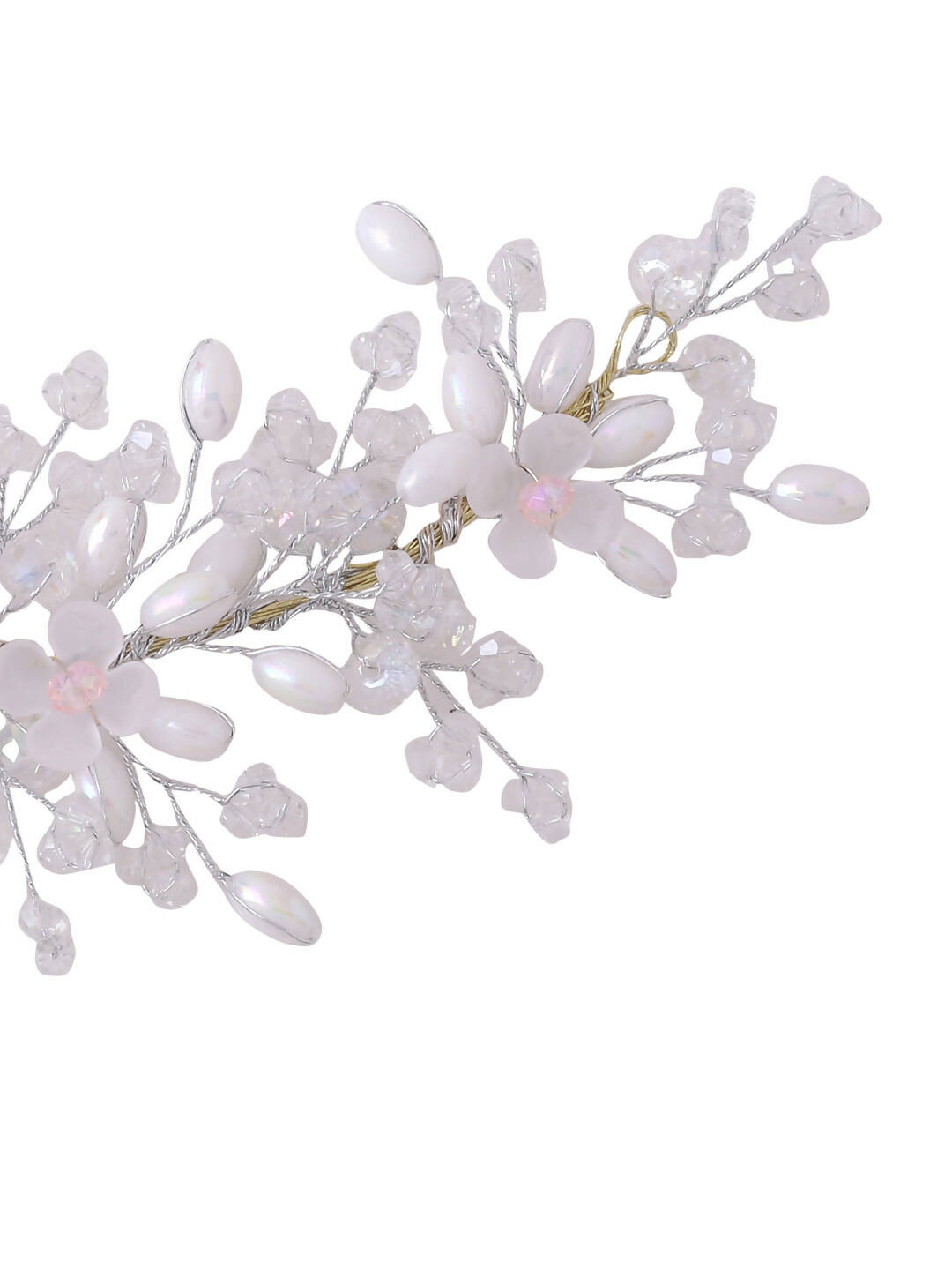 NVR Women's Embellished Beaded Hair Accessory Set - Distacart