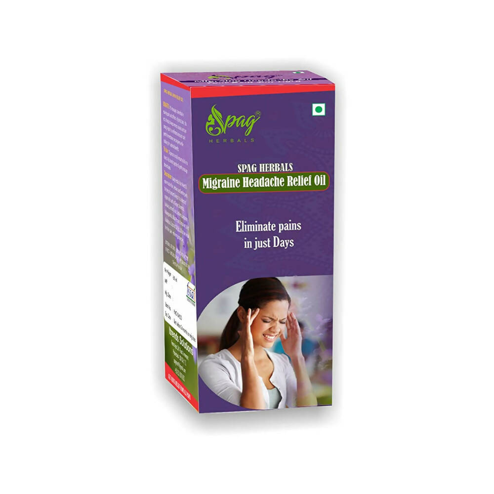 Spag Herbals Migraine Headache Relief Oil - Distacart