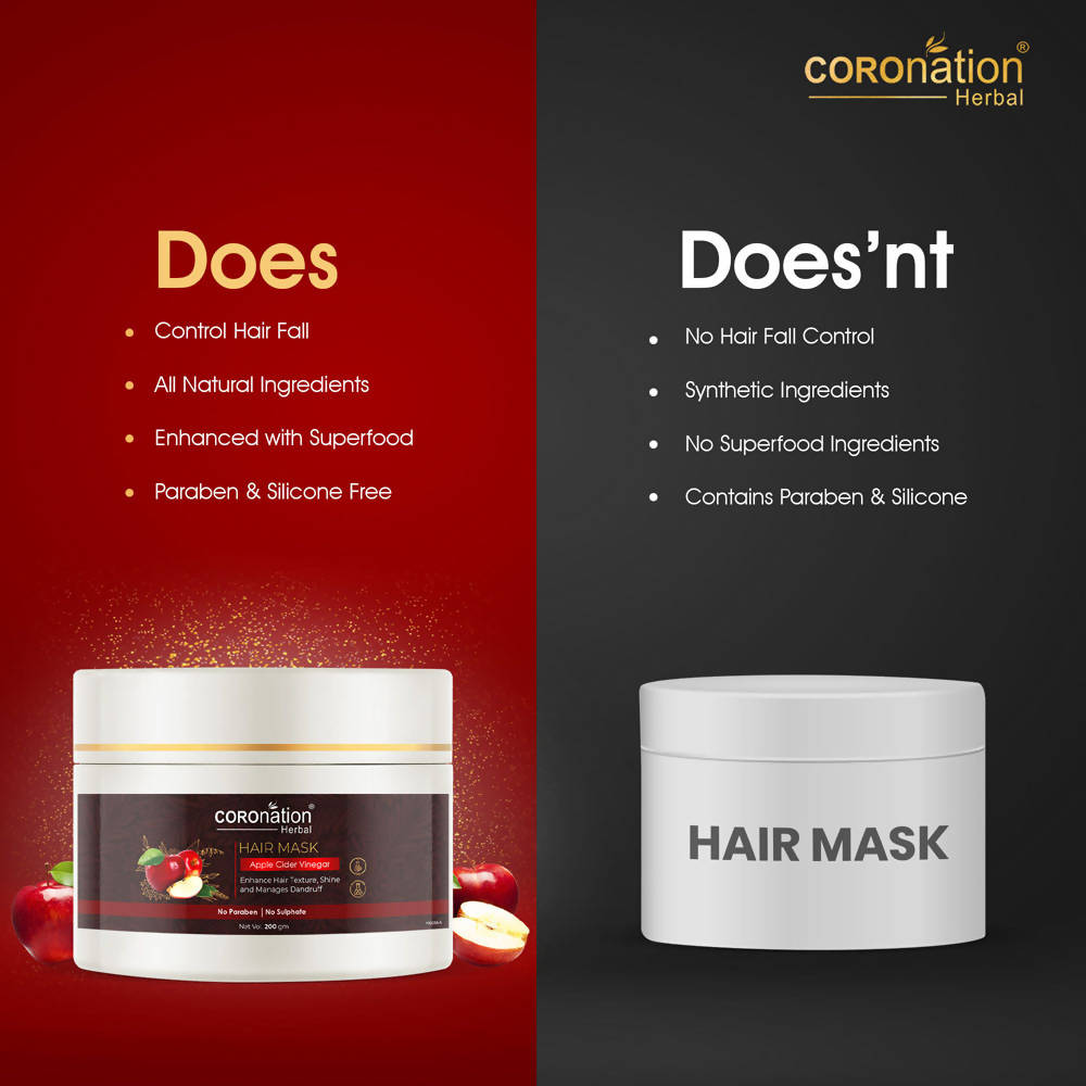 Coronation Herbal Apple Cider Vinegar Hair Mask - Distacart