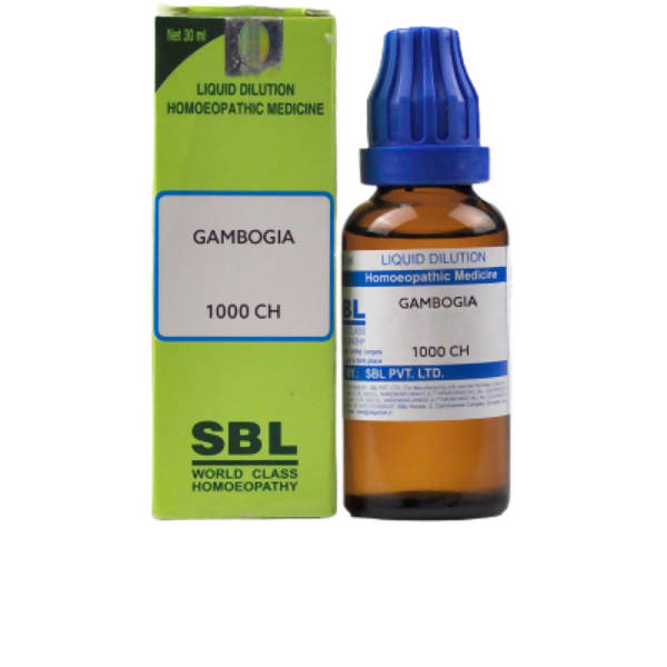 SBL Homeopathy Gambogia Dilution