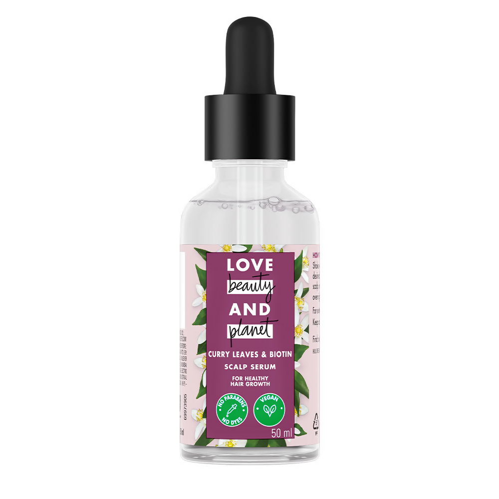 Love Beauty And Planet Curry Leaves & Vegan Biotin Scalp Serum - Distacart