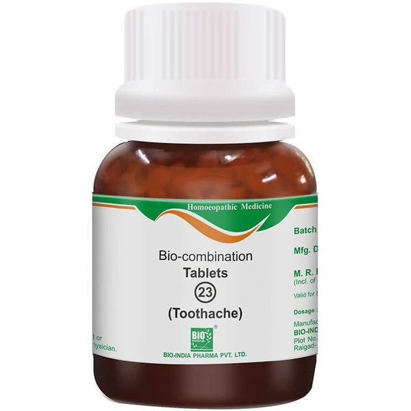 Bio India Homeopathy Bio-combination 23 Tablets