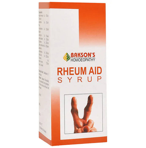 Bakson's Homeopathy Rheum Aid Syrup - Distacart