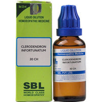 Thumbnail for SBL Homeopathy Clerodendron Infortunatum Dilution 30 CH