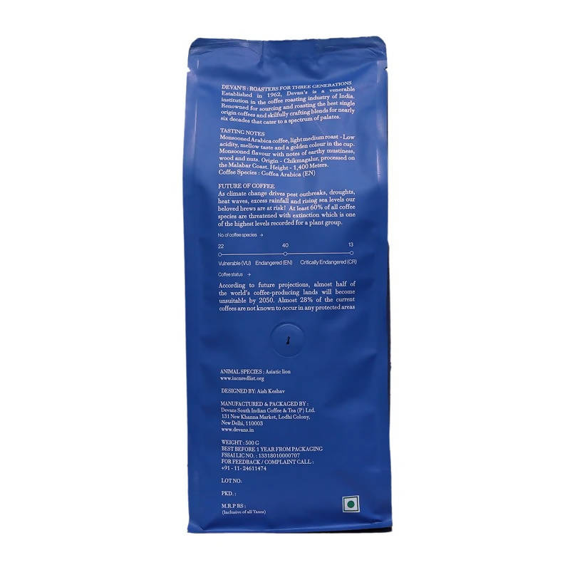 Devan's Monsooned Malabar Arabica AA Coffee - Distacart