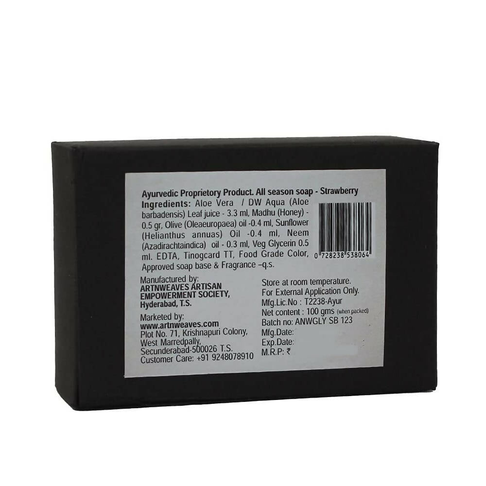 artNweaves Handmade Glycerin Soap Strawberry - Distacart