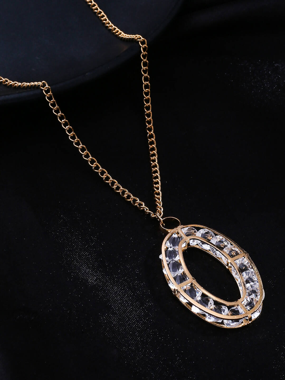 NVR Women Gold-Plated Oxidised Bohemian Necklace - Distacart