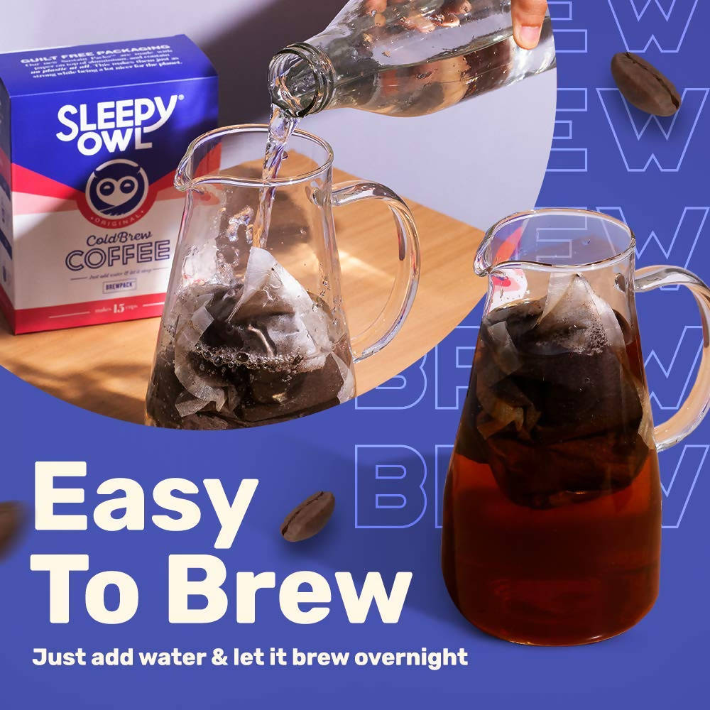 Sleepy Owl Dark Roast Cold Brew Coffee