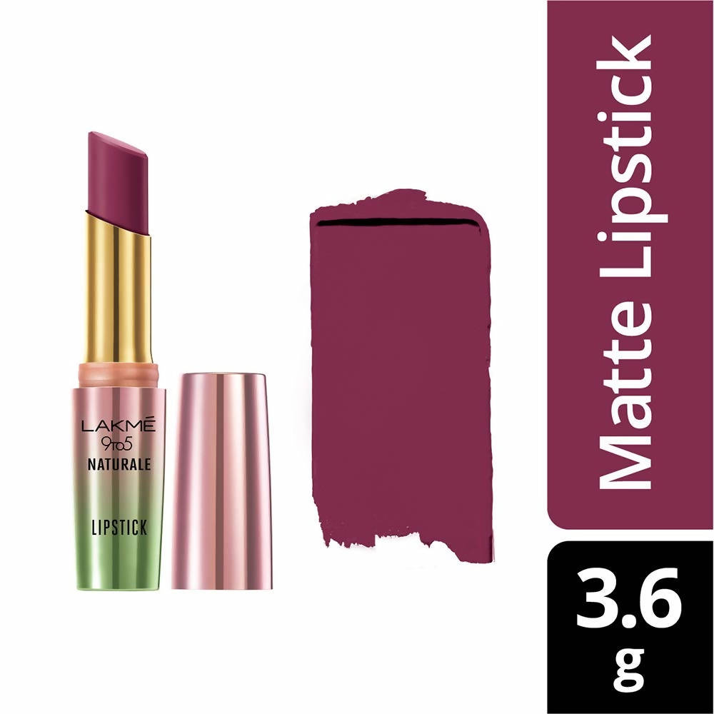 Lakme 9To5 Naturale Matte Lipstick - Magenta Minx - Distacart