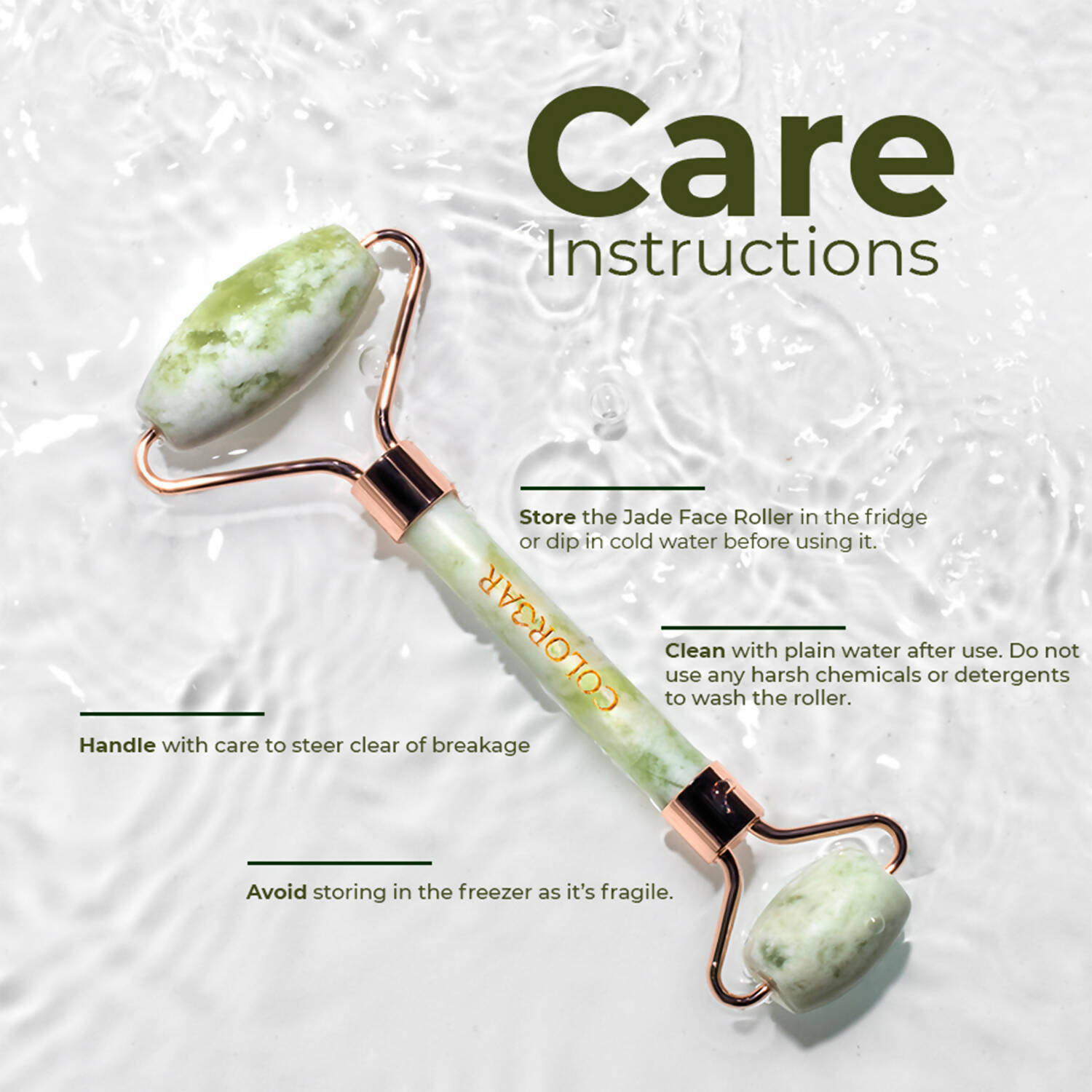 Colorbar Accessories Jade Roller - Distacart