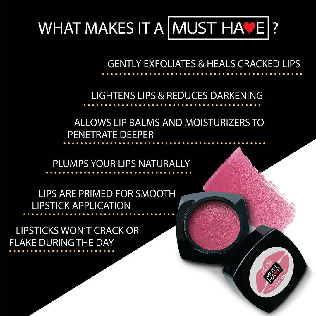 Iba Must Have Lightening & Brightening Lip Scrub - Distacart