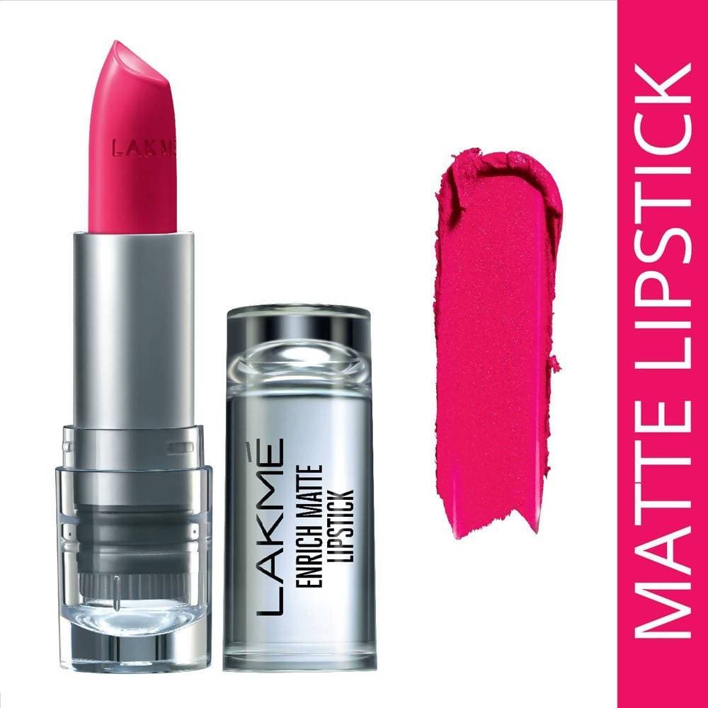 Lakme Enrich Matte Lipstick - Shade PM15 - Distacart