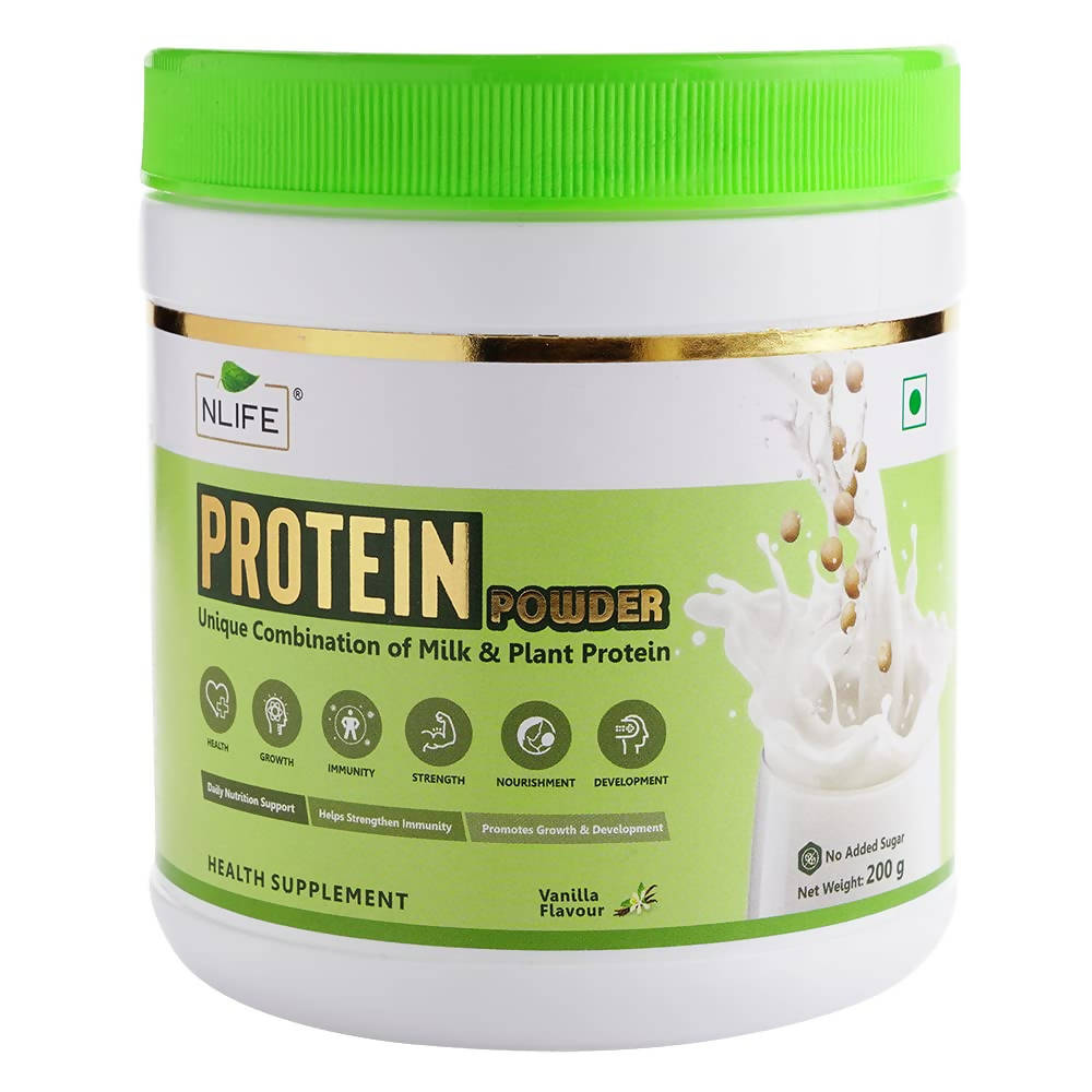 NLife Protein Powder Vanilla Flavor - Distacart