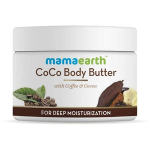 Mamaearth CoCo Body Cream Butter + Face Scrub + Face Wash Combo