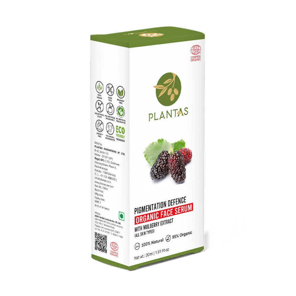 Plantas Pigmentation Defence Organic Face Serum - Distacart