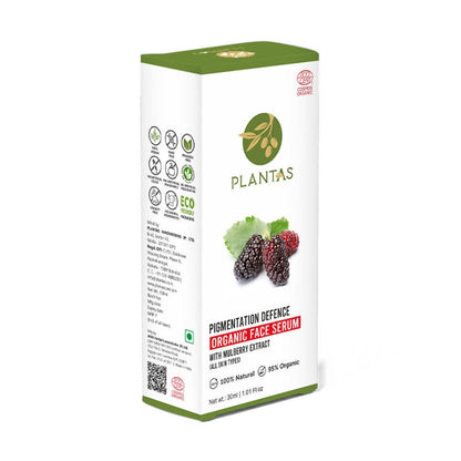 Plantas Pigmentation Defence Organic Face Serum - Distacart