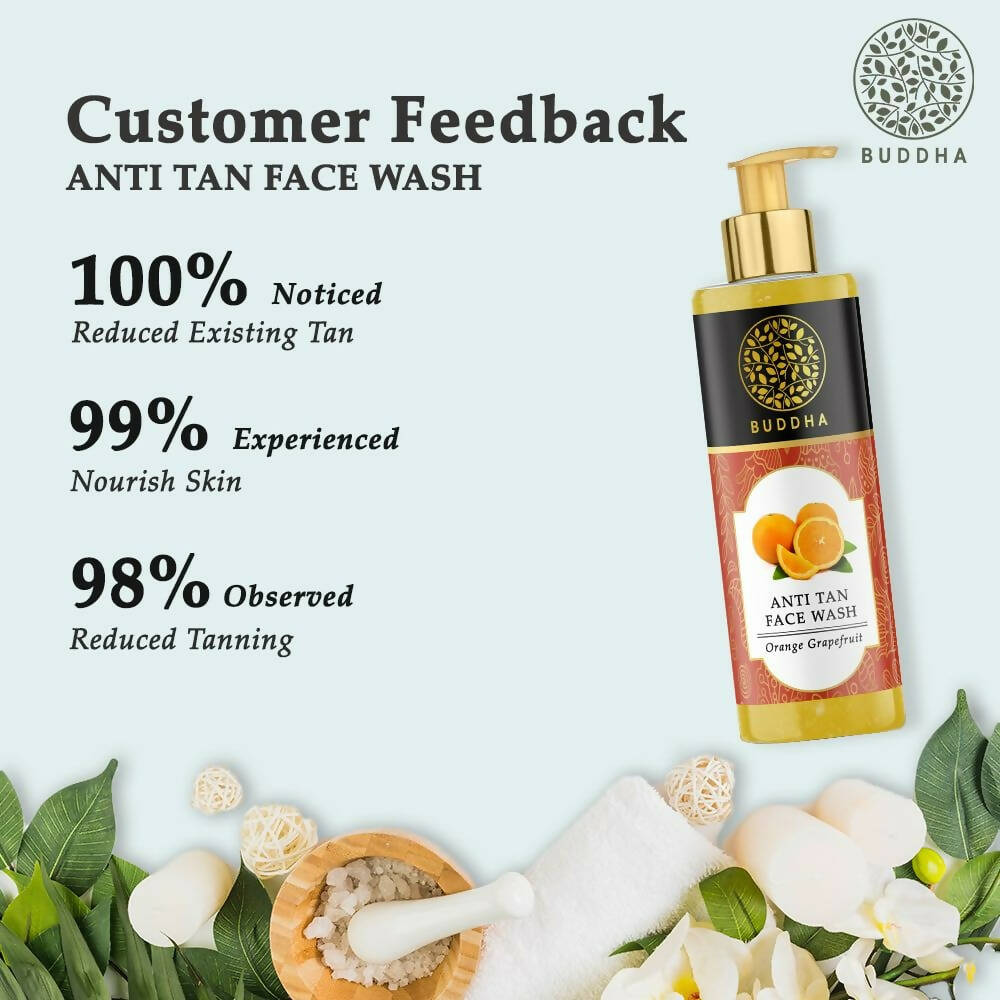 Buddha Natural Tan Face Wash - Distacart
