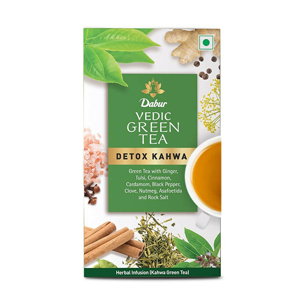Dabur Vedic Green Teabags - Detox Kahwa - Distacart