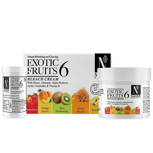 NutriGlow Natural’s Exotic Fruit Bleach Cream - Distacart