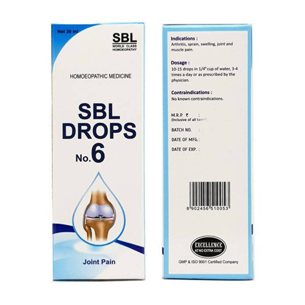 SBL Homeopathy Drops No.6 online