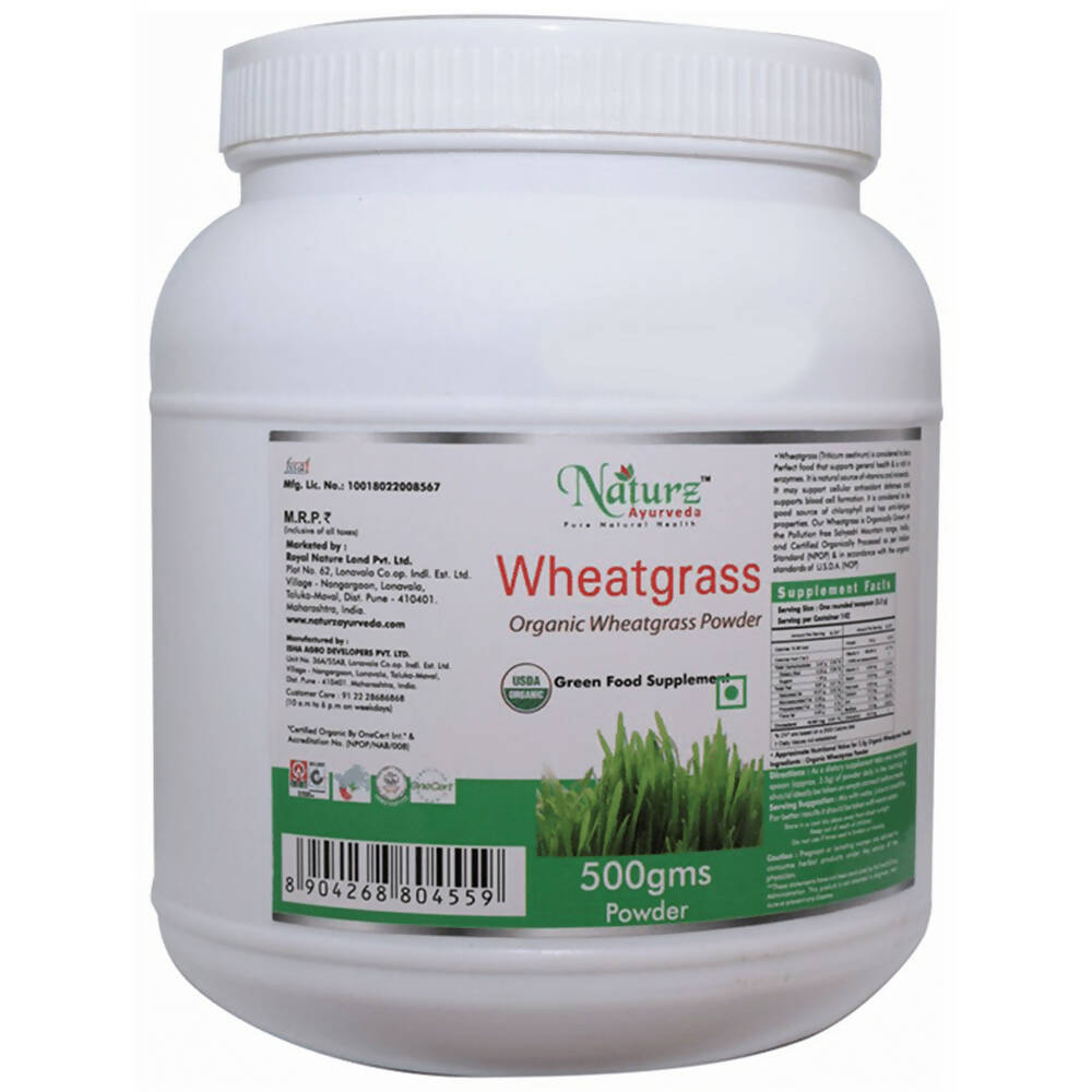 Naturz Ayurveda Wheatgrass Powder - Distacart
