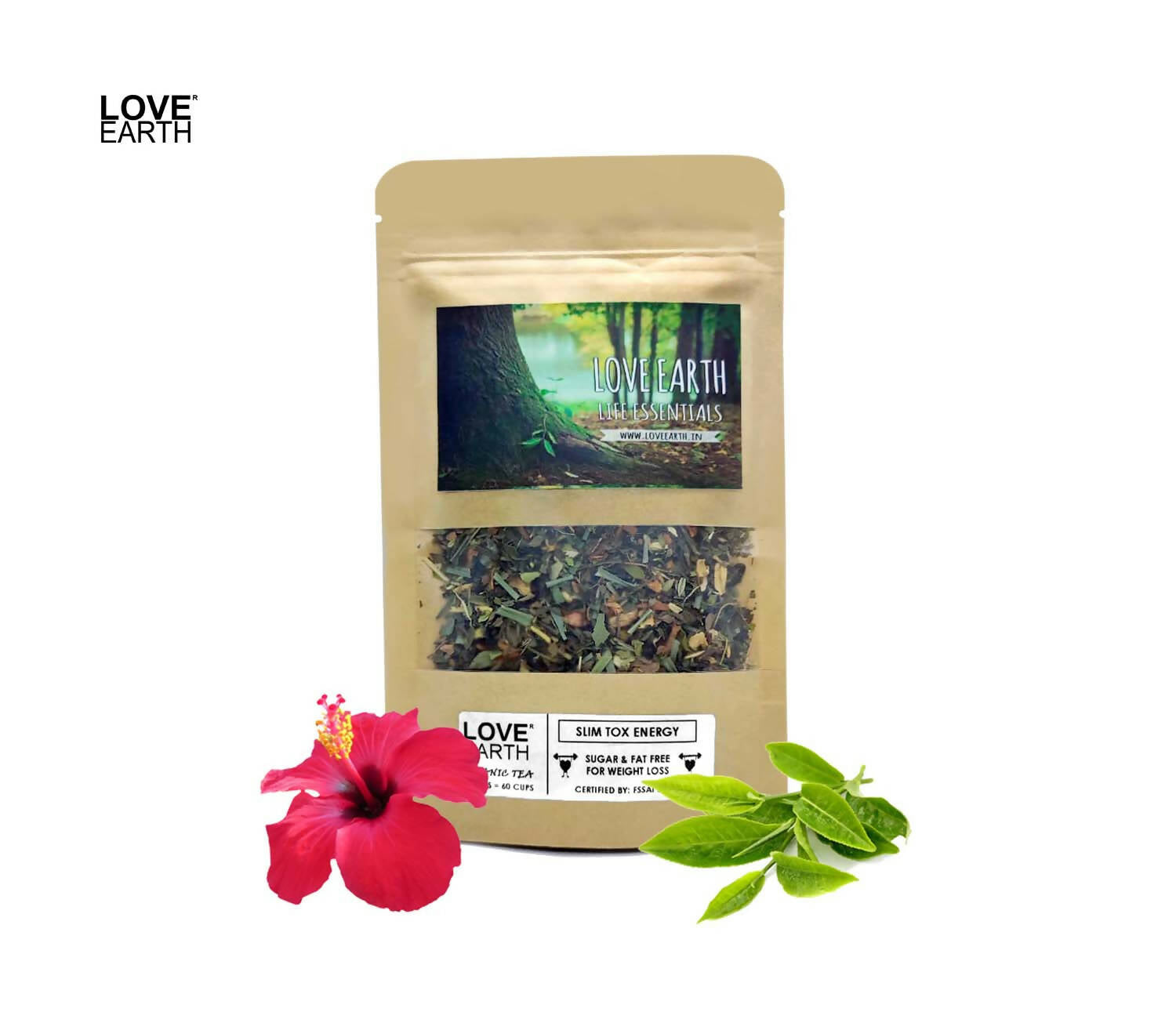 Love Earth Life Essentials Organic tea (Slim Tox Energy) - Distacart