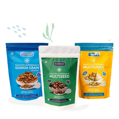 Keeros Healthy Roasted Super Snack Combo