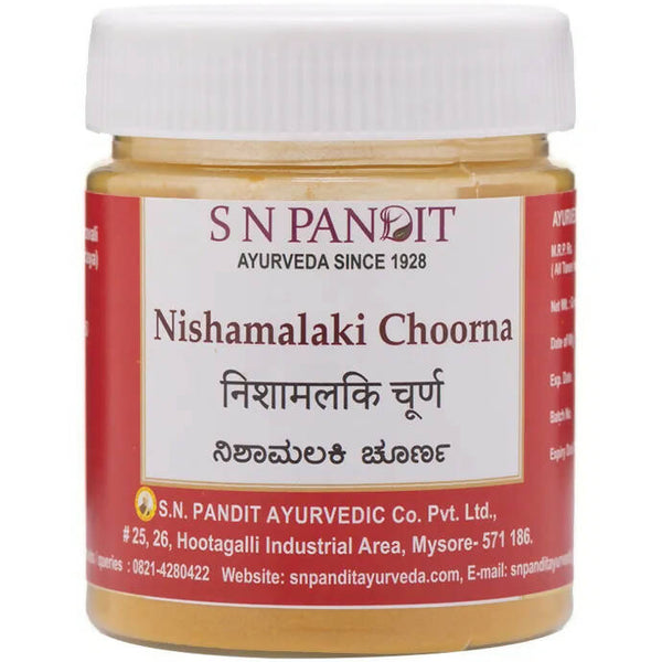 S N Pandit Ayurveda Nishamalaki Choorna - Distacart