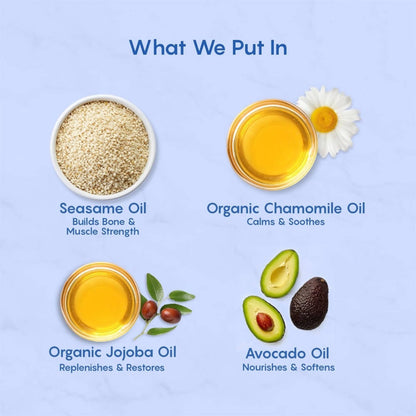 The Moms Co Natural Massage Oil Ingredients