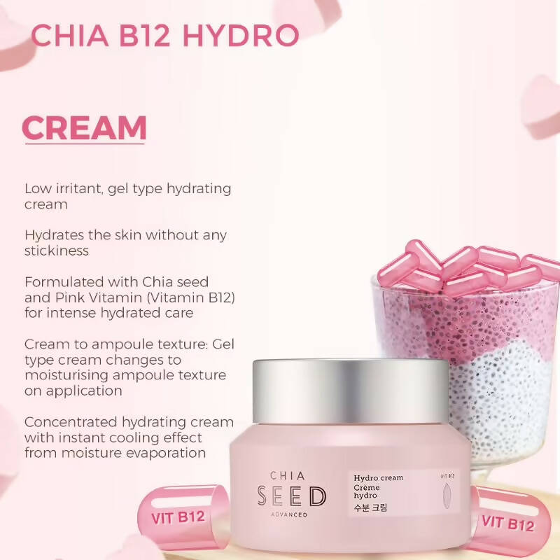 The Face Shop Chia Seed Hydro Cream - Distacart