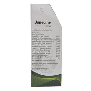 Jain Janodine Syrup Ingredients