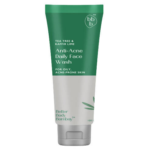 Better Body Bombay Tea Tree & Kaffir Lime Anti acne Daily Face Wash - Distacart