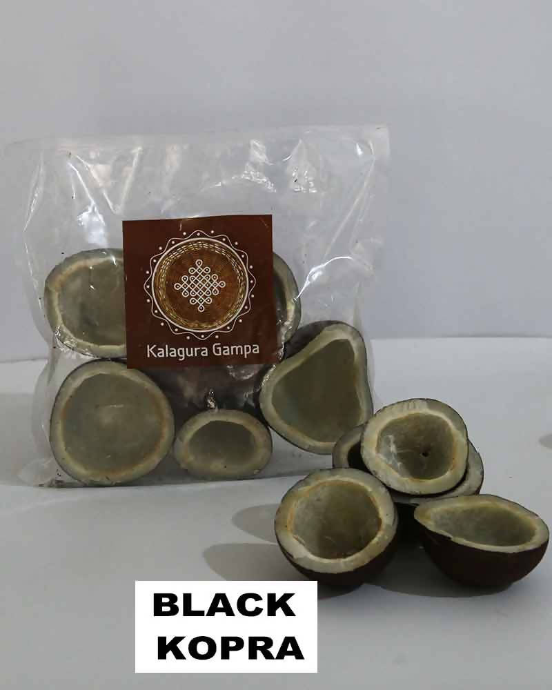 Kalagura Gampa Dry Coconut Black (Premium) (Sun-dried)