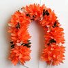 Orange Fabric Reusable Gajra