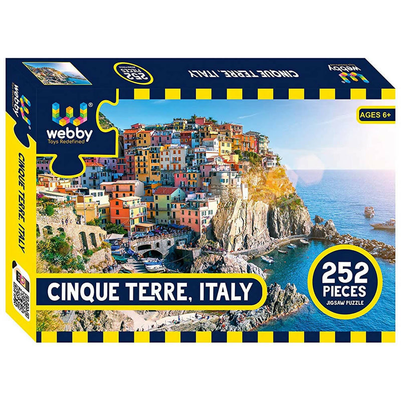 Webby Cinque Terre &amp; Italy Jigsaw Puzzle- 252 Pcs - Distacart