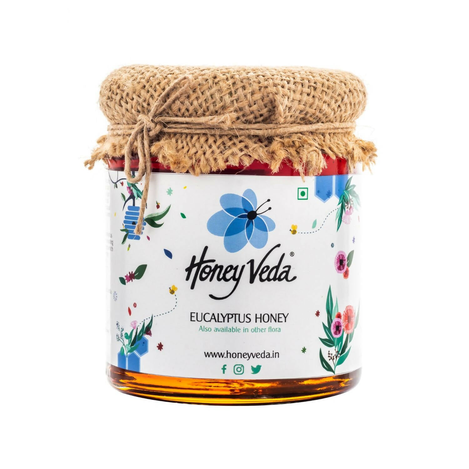 HoneyVeda Premium Raw Eucalyptus Honey - Distacart