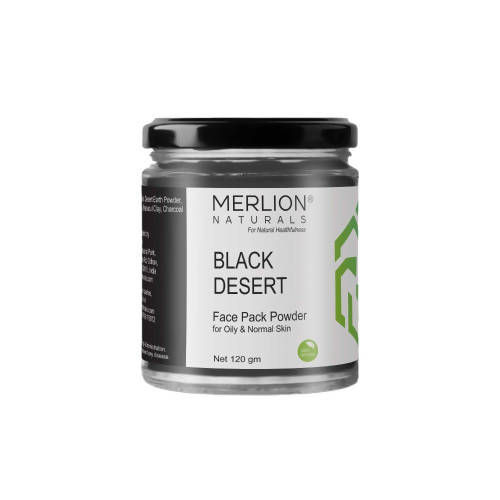 Merlion Naturals Black Desert Face Pack Powder - Distacart