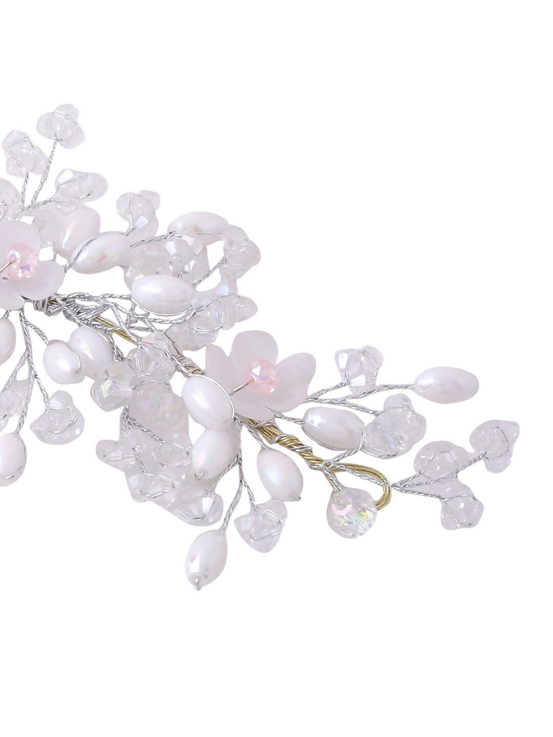 NVR Women's Embellished Beaded Hair Accessory Set - Distacart