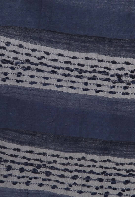 Mominos Fashion Moeza Cotton Payal Design Navy Blue Dupatta - Distacart