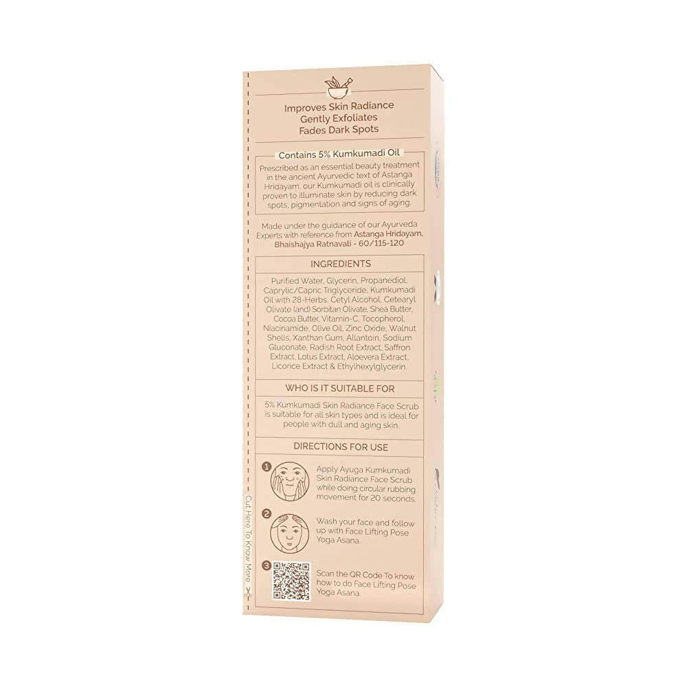 Ayuga 5% Kumkumadi Skin Radiance Face Scrub - Distacart