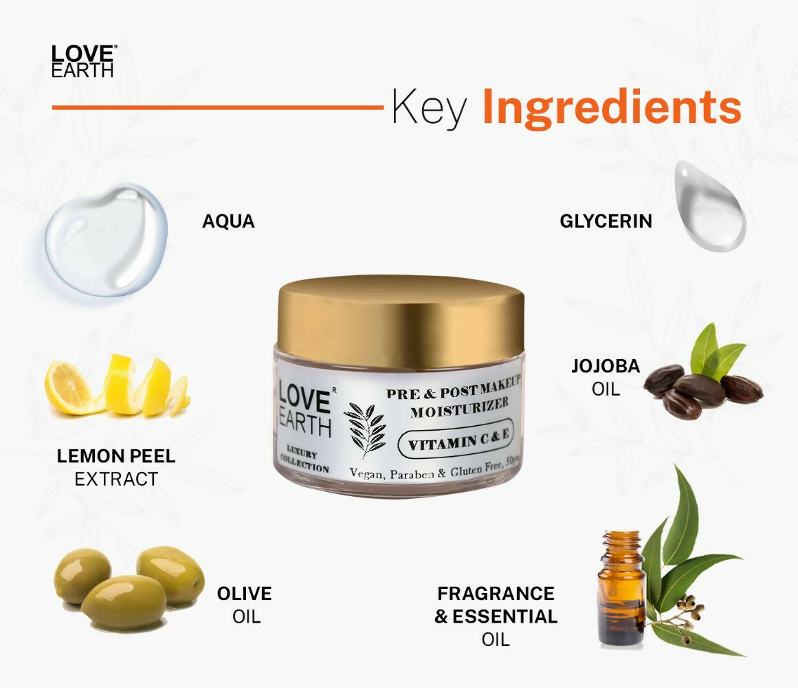 Love Earth Pre & Post Makeup Moisturizer - Distacart