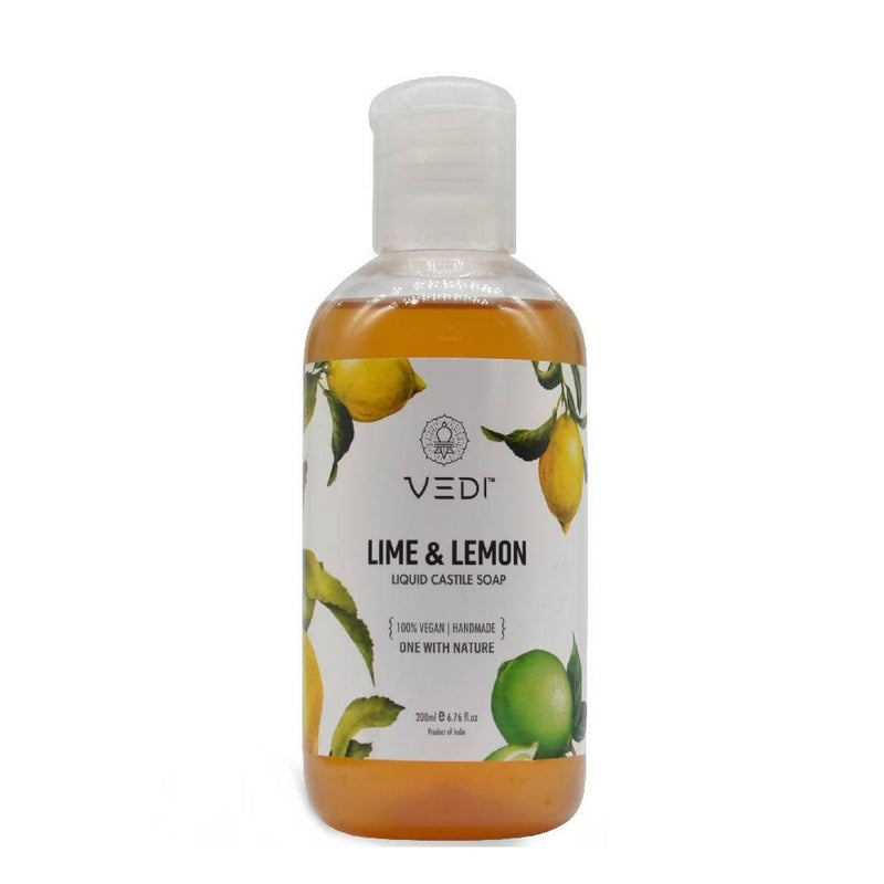 Vedi Herbals Lime &amp; Lemon Liquid Castile Soap