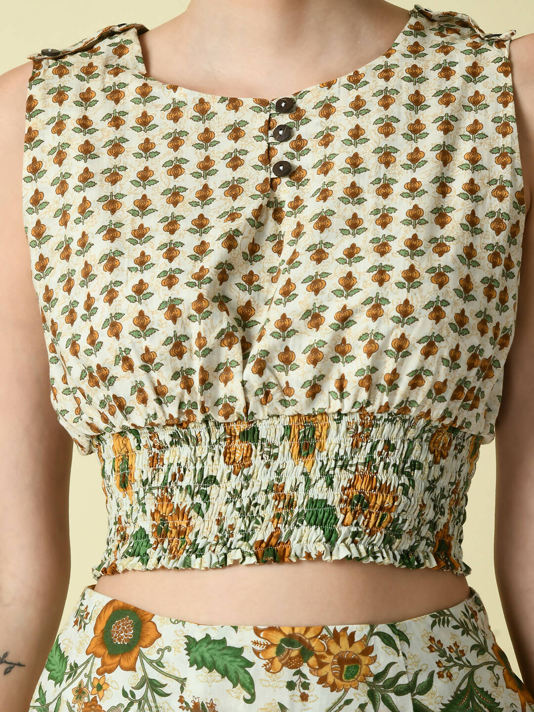 Myshka Women's Multi Floral Printed Top - Distacart